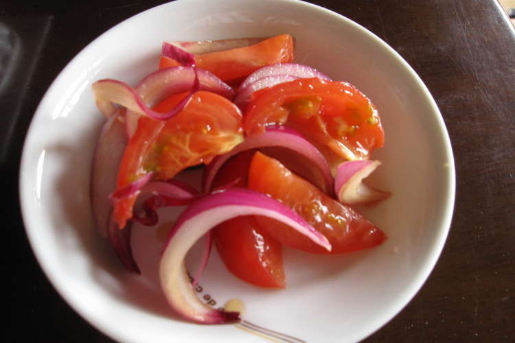 さっぱりトマトと紫玉ねぎ レシピ 作り方 By 大根花 クックパッド 簡単おいしいみんなのレシピが372万品