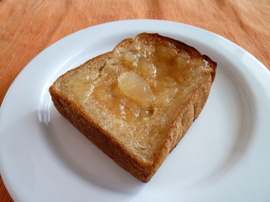 朝食☆アップルパイ風トーストの画像
