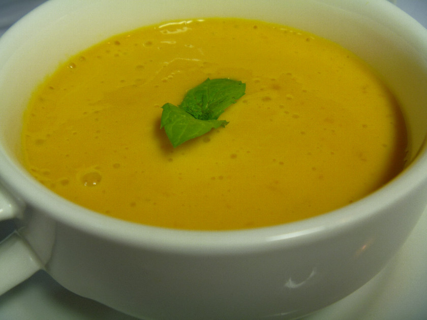 マクロビ☆かぼちゃの冷たい甘味スープの画像