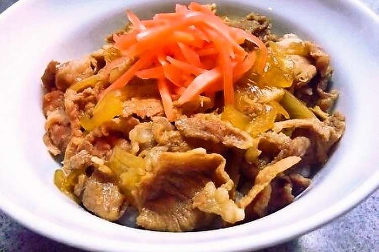本格的 吉野家風の豚丼 レシピ 作り方 By もちっしゃ クックパッド 簡単おいしいみんなのレシピが352万品
