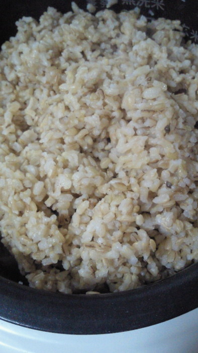 ✿緑玄米の炊き方✿の写真