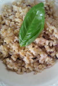 ダイエット♥緑玄米オリーブオイル掛けご飯