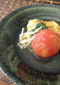 夏に☆茄子とトマトのひんやり煮