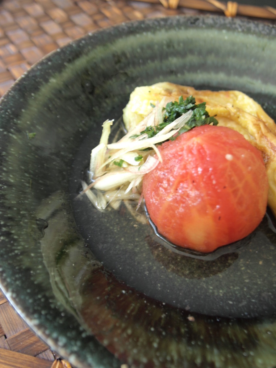 夏に☆茄子とトマトのひんやり煮の画像
