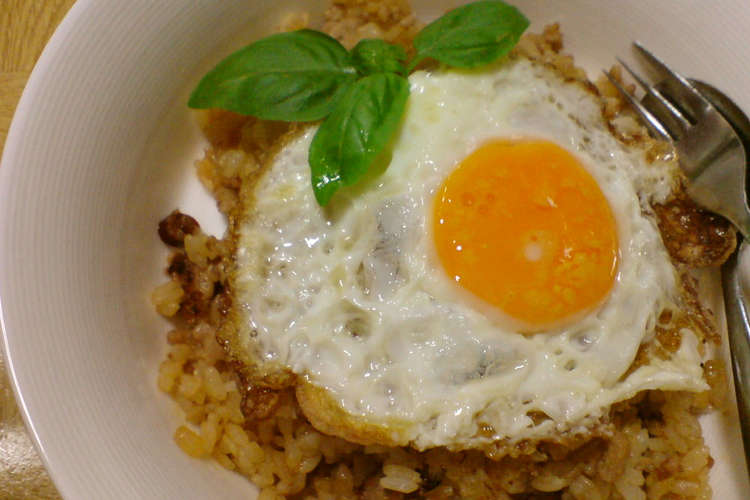 バリのカフェの味 ナシゴレン レシピ 作り方 By Siroushagi クックパッド 簡単おいしいみんなのレシピが352万品