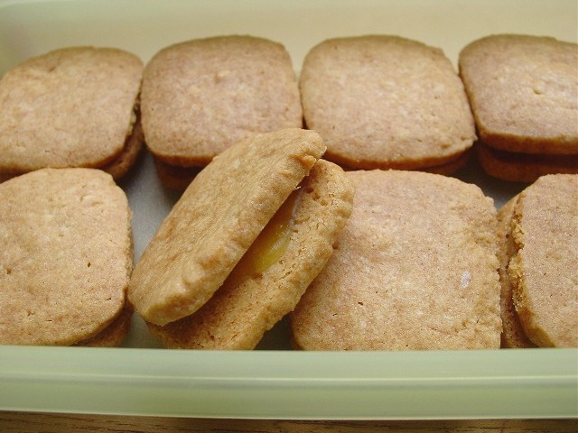 レモンクリームサンドクッキーの画像