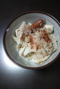 豆腐とウインナーの炊き込みご飯