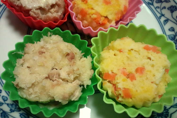 パン粉で簡単 蒸しパン 離乳食 レシピ 作り方 By コシネラ クックパッド 簡単おいしいみんなのレシピが354万品