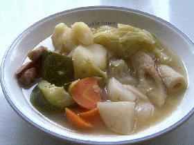 あるもの野菜スープの画像