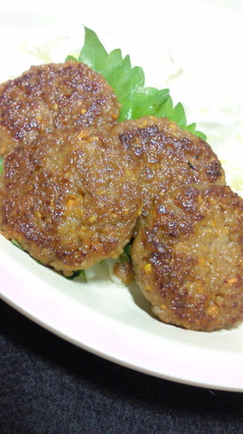 *合挽で!!簡単・照焼きつくね*