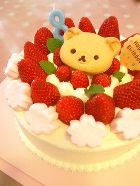 共立て♡21cm型ふわふわスポンジケーキ