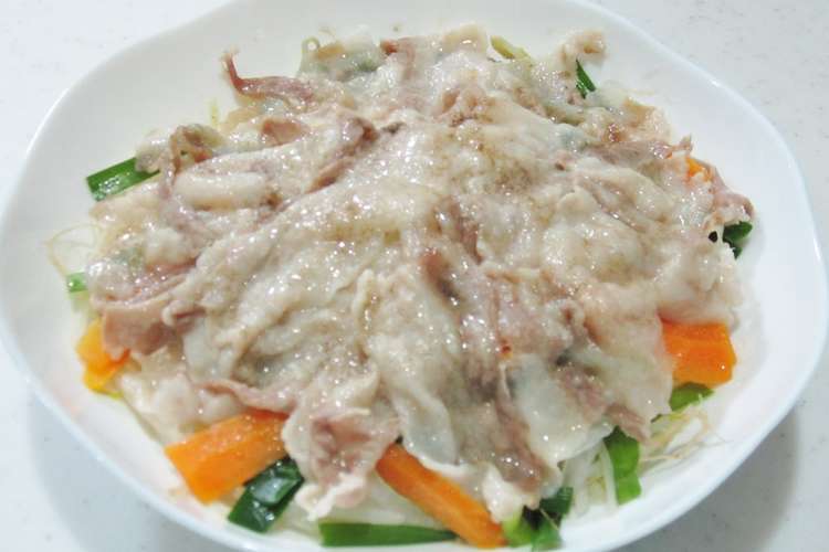 野菜モリモリ 豚肉と野菜のレンジ蒸し レシピ 作り方 By りあくみ クックパッド 簡単おいしいみんなのレシピが371万品