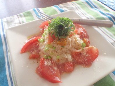 冷凍トマト＊トリプルトマトのカペリーニ風の写真