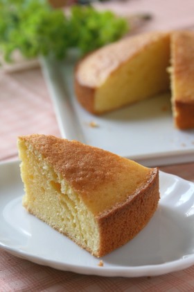 卵1個♪どこか懐かしいバターケーキ
