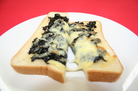 焼海苔佃煮のトースト