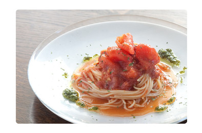 Wトマトの冷製【フェデリーニ】パスタの写真