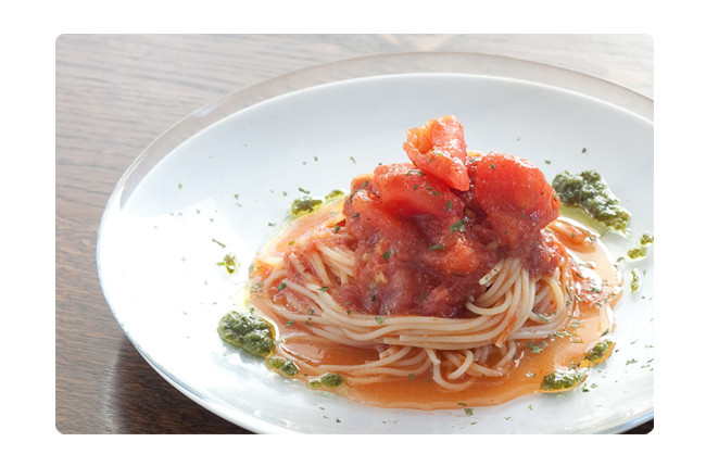 Wトマトの冷製【フェデリーニ】パスタの画像