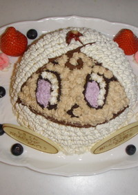 ロールパンナちゃん　ケーキ