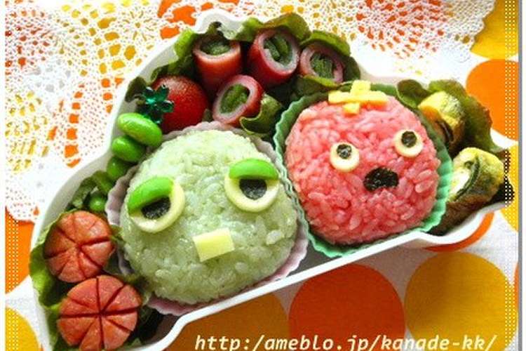 キャラ弁 ガチャピン ムックのお弁当 レシピ 作り方 By Kana クックパッド 簡単おいしいみんなのレシピが375万品