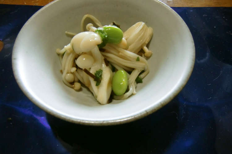 白色きのこの塩昆布和え レシピ 作り方 By まゆｐｙ クックパッド 簡単おいしいみんなのレシピが366万品