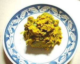 かぼちゃとなすのおよごし(ごま和え)