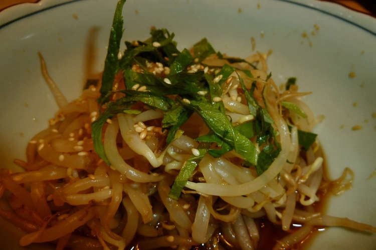 もやしを生姜醤油で和えるだけ レシピ 作り方 By さとみにぃ クックパッド 簡単おいしいみんなのレシピが360万品