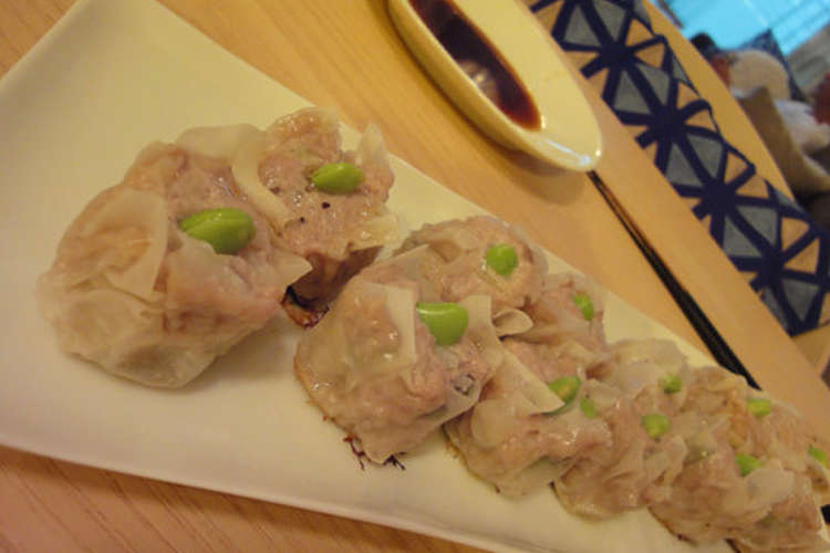 蒸し器要らず 枝豆入り焼きシュウマイ レシピ 作り方 By かたことののぽ クックパッド 簡単おいしいみんなのレシピが353万品