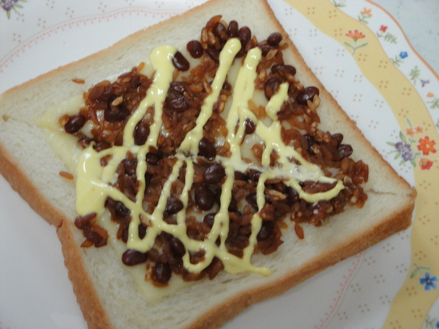 納豆ひしお de チーズマヨトーストの画像