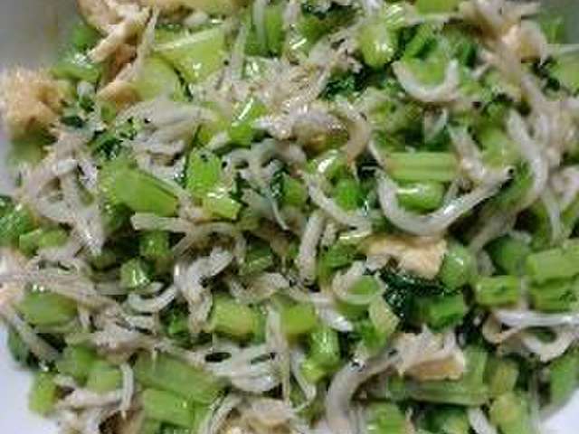 大根 葉 しらす