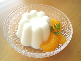 牛乳屋さんが作る牛乳寒天だよ♪