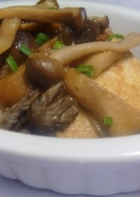マクロビダイエット豆腐とキノコすき焼き風