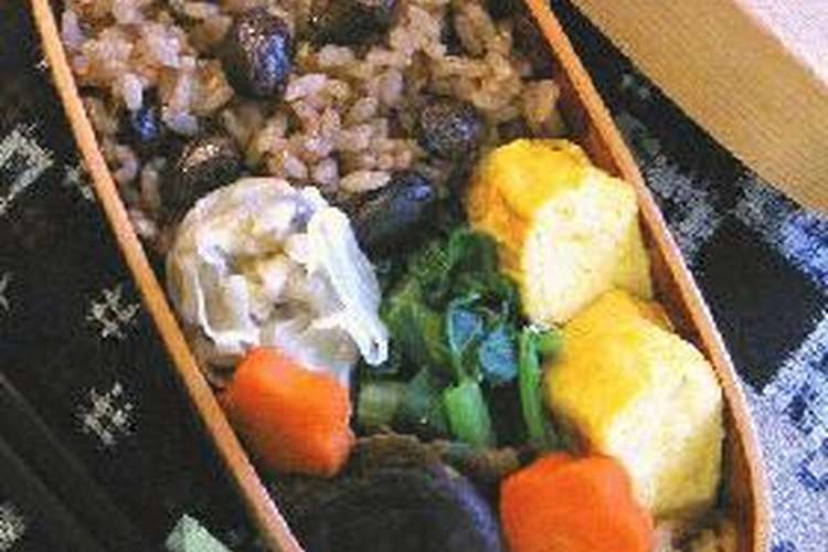 黒豆入り玄米ご飯のお弁当 For女子高生 レシピ 作り方 By きなり クックパッド