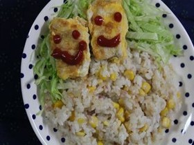 七夕ピラフ☆チキン添え