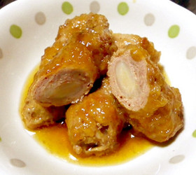 岩下の新生姜くるくる巻き煮