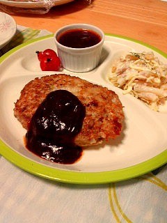 お母さんのふわふわ豆腐ハンバーグ