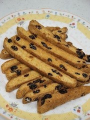 おから & レーズンのビスコッティ