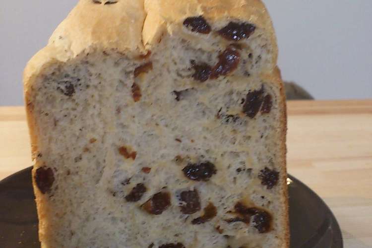 ｈｂでレーズンたっぷり贅沢パン 早焼き レシピ 作り方 By しっぽ３ クックパッド 簡単おいしいみんなのレシピが360万品