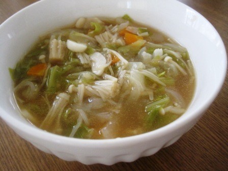 たくさん野菜がとれる栄養スープの画像