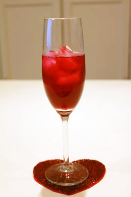 赤紫蘇のジュースの画像