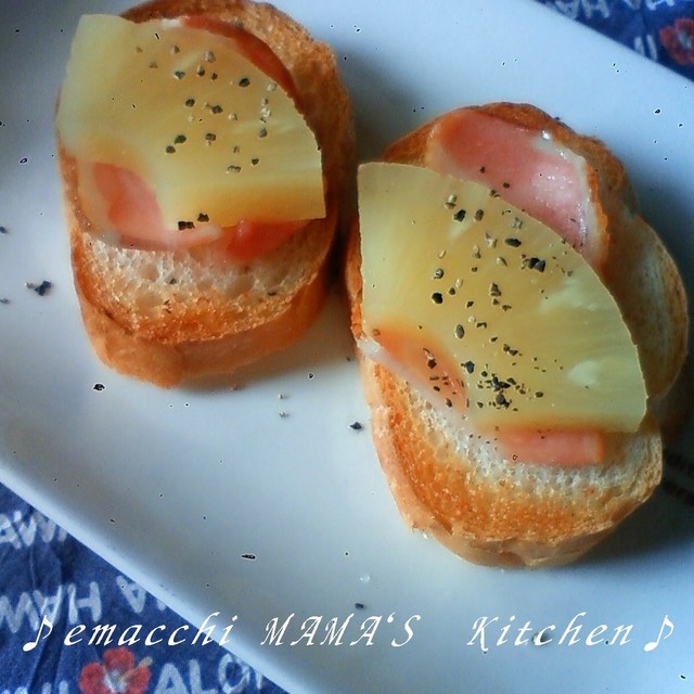 アロハ気分な トースト レシピ 作り方 By えまっちママ クックパッド 簡単おいしいみんなのレシピが367万品