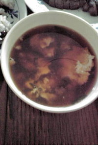 にら玉スープ♥麺つゆ編