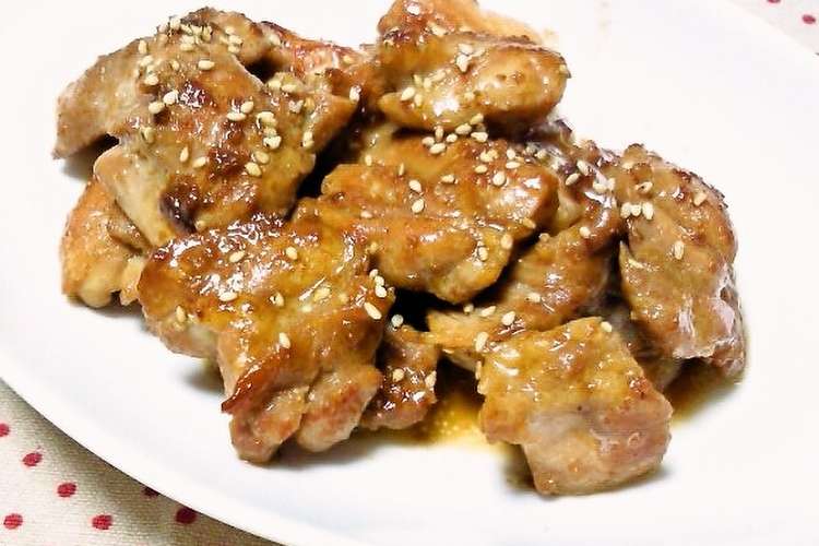 簡単 鶏肉のにんにくバター醤油焼き レシピ 作り方 By Apple Tree クックパッド 簡単おいしいみんなのレシピが360万品