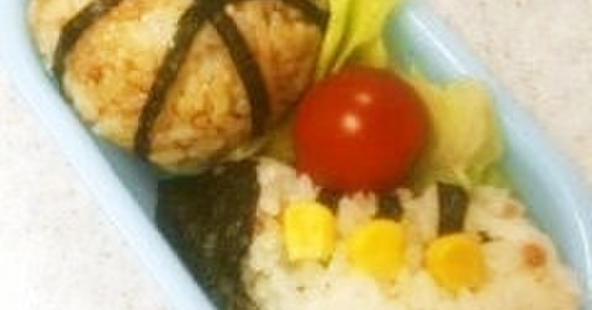 ミニバスケ部のおにぎり弁 キャラ弁 レシピ 作り方 By ｒｋまま クックパッド 簡単おいしいみんなのレシピが375万品