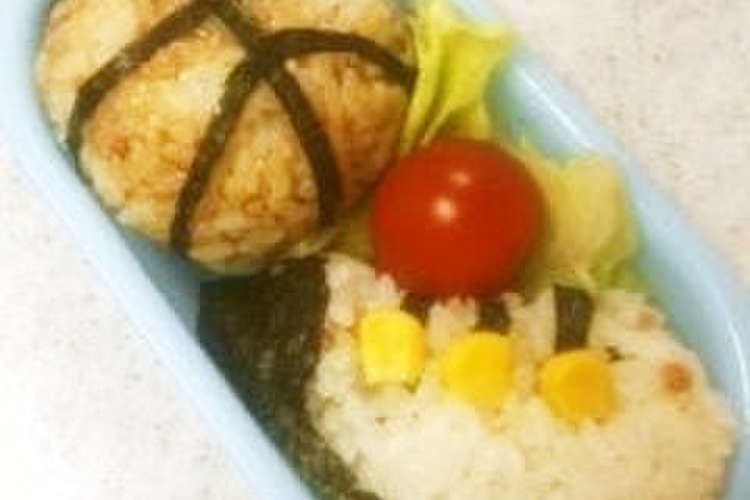 ミニバスケ部のおにぎり弁 キャラ弁 レシピ 作り方 By ｒｋまま クックパッド 簡単おいしいみんなのレシピが374万品