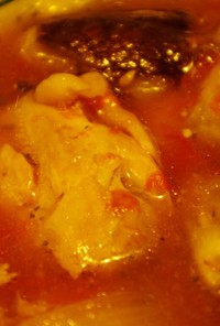 炊飯器で☆彡鶏のトマトスープ煮とゴハン
