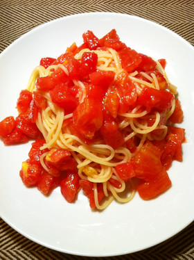 トマトの冷製パスタ