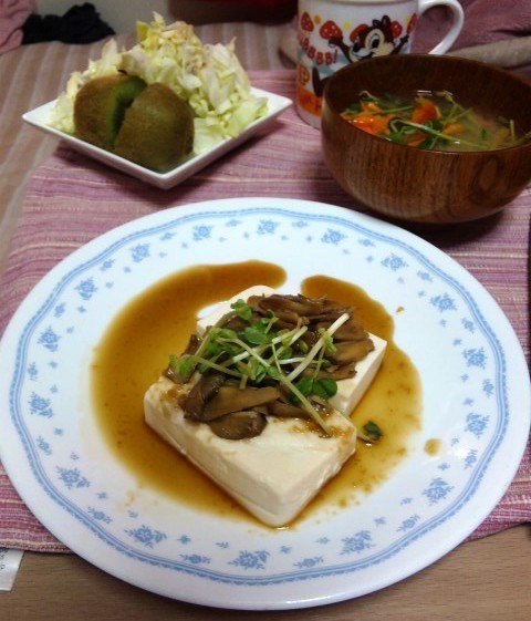 お豆腐ステーキ風の画像