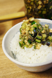 麺つゆで簡単♪夏野菜のダシの写真