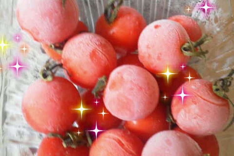 夏のお弁当に ひんやり冷たい冷凍トマト レシピ 作り方 By ぴんくまいまい クックパッド 簡単おいしいみんなのレシピが360万品