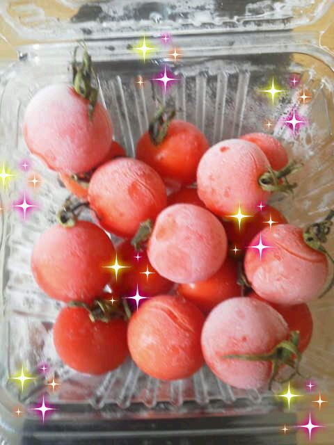 夏のお弁当に＊ひんやり冷たい冷凍トマトの画像